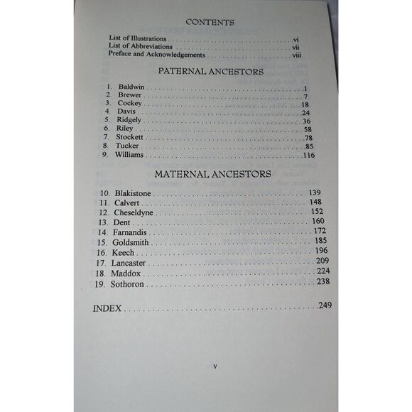 Hardback - Tidewater Maryland Ancestors 1934-1999 by Riley, Jr. . Genealogy - Picture 10 of 10